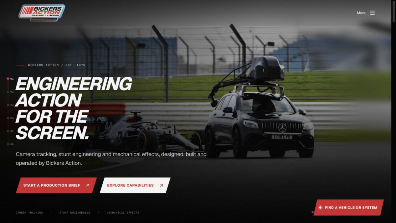 Bickers website interface